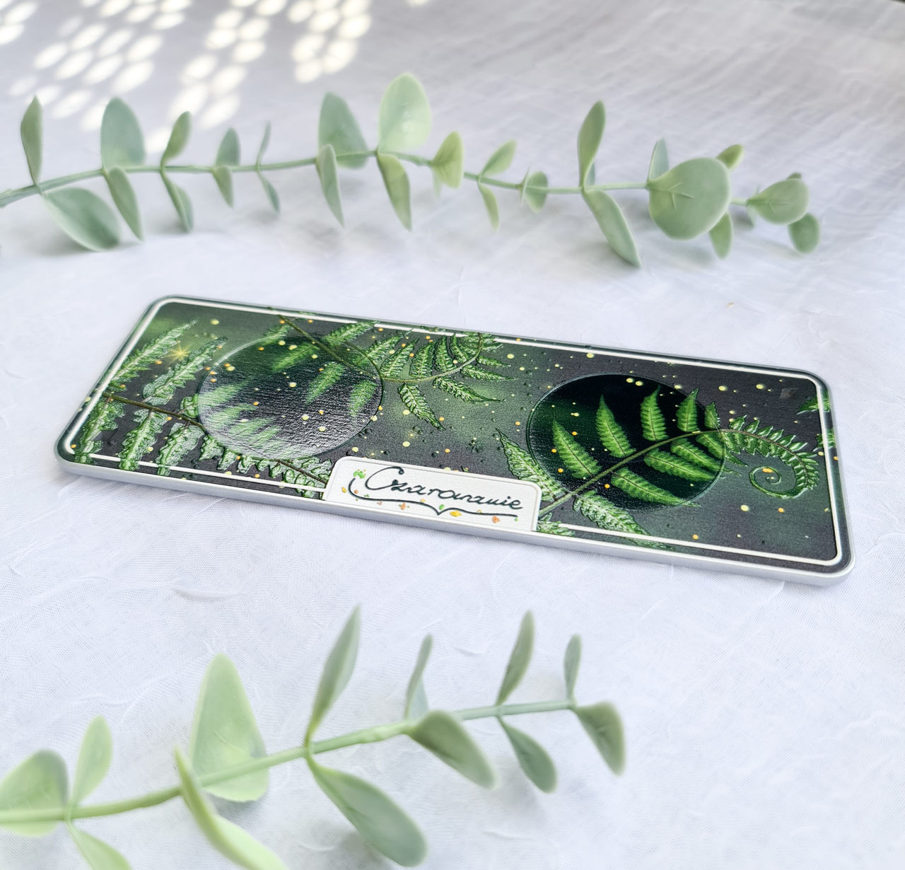 Podstawka pod świeczki tealight podwójna paprocie - obrazek 8