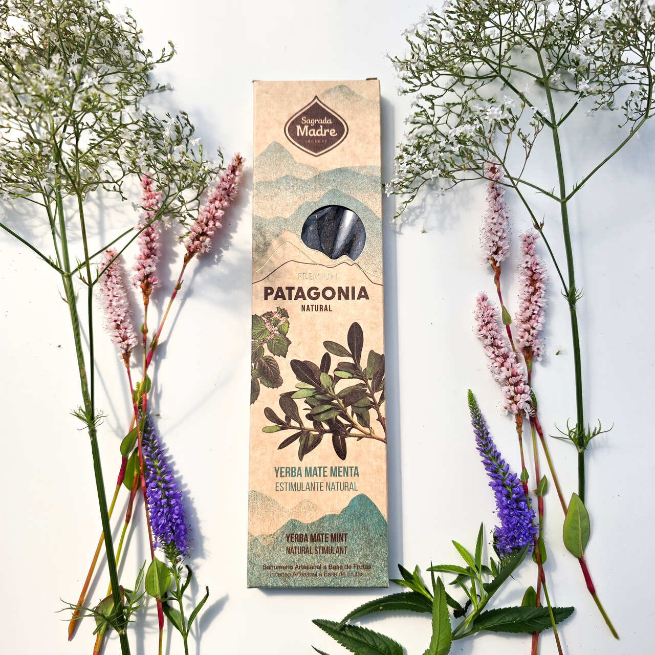 Kadzidła Sagrada Madre Patagonia Yerba mate i mięta naturalna stymulacja - obrazek 2
